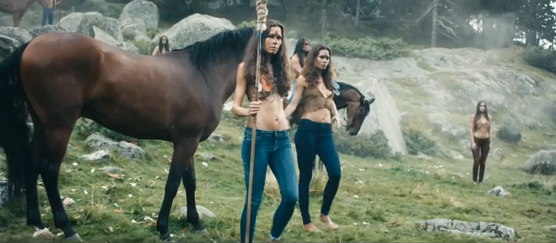 Illustration for article titled Uh-oh. Cultural appropriation/racist clothing advert alert.